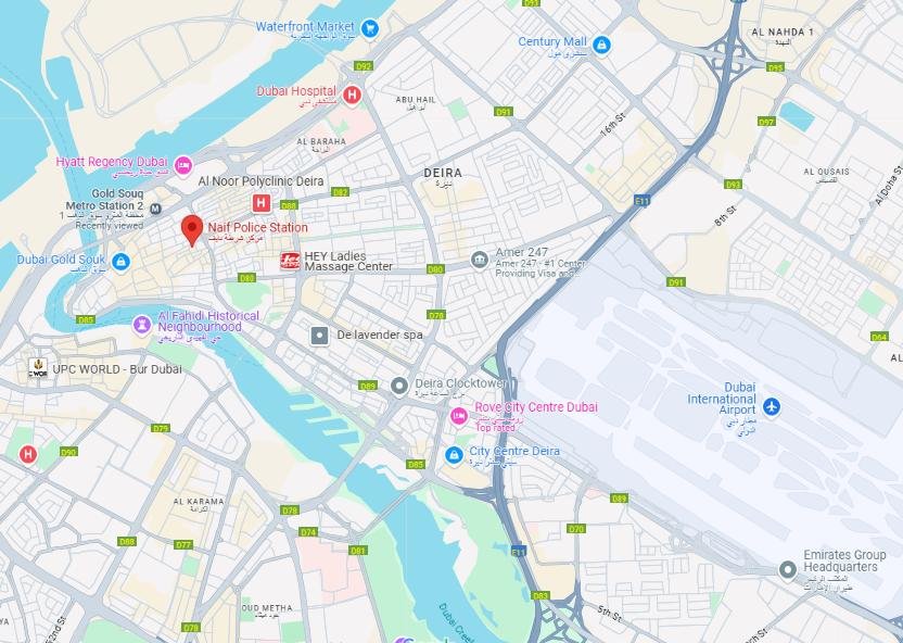 Naif Police Station Location