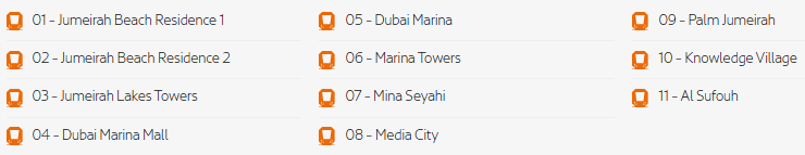 Dubai Internet City Metro Station Map