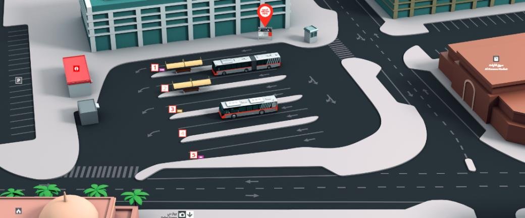 Al Karama Bus Station Map