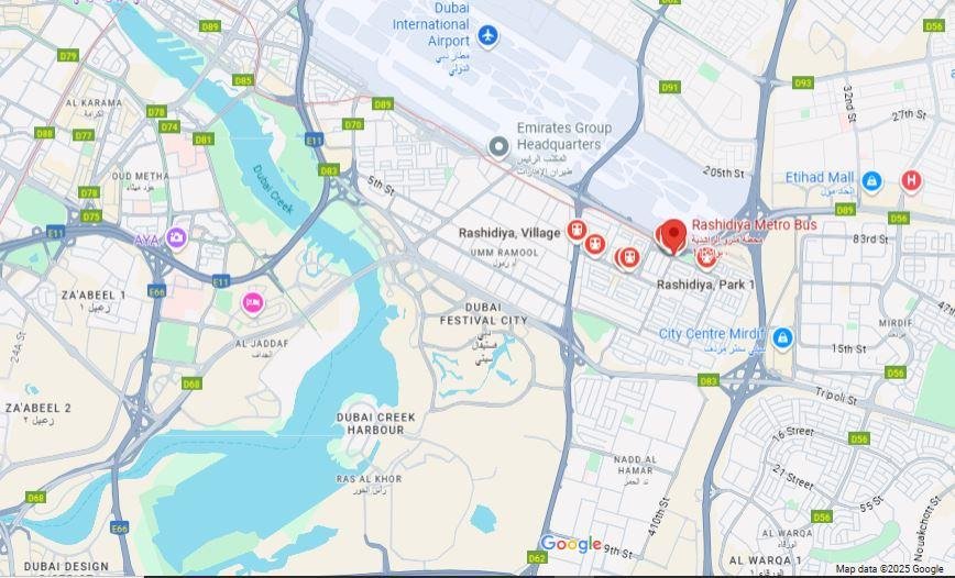 Rashidiya Bus Station Location