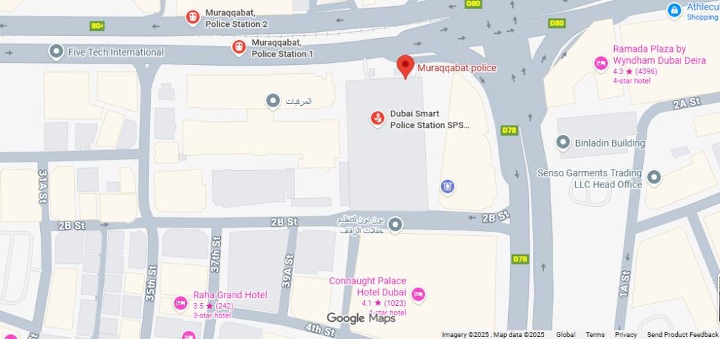 Muraqqabat Police Station Location