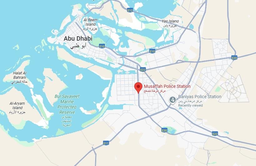 Musaffah Police Station Location and Accessibility
