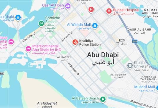 Khalidiya Police Station Google Map