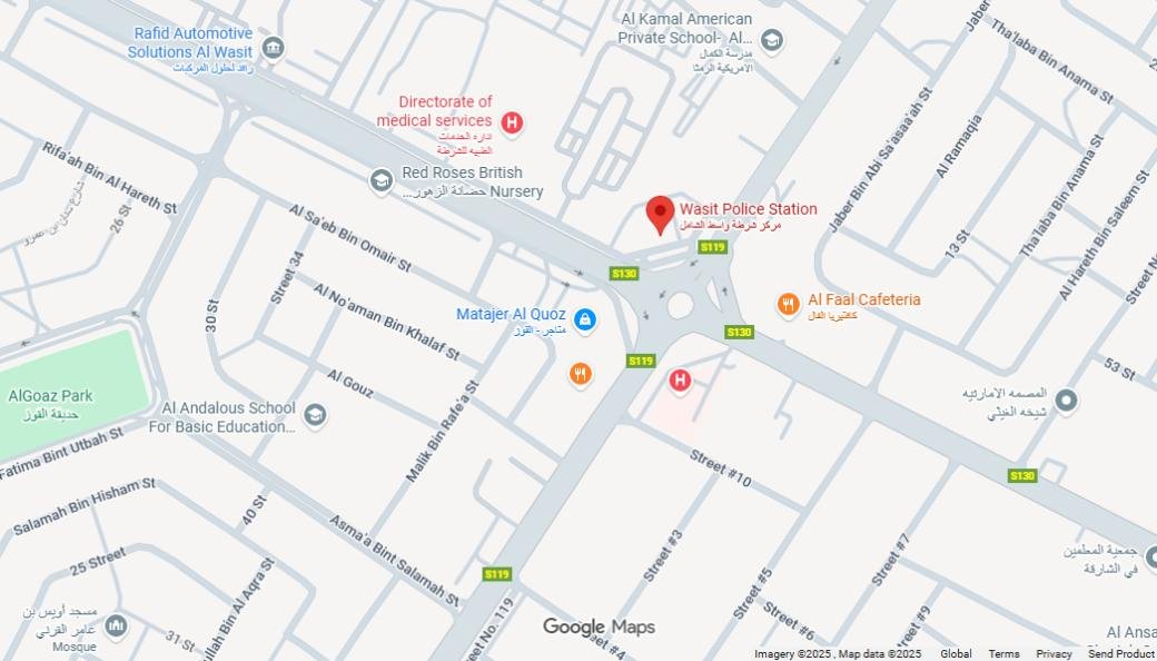 Wasit Police Station Location