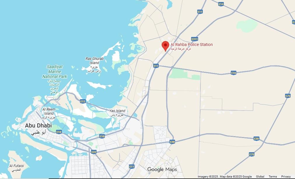 Al Rahba Police Station Google Map