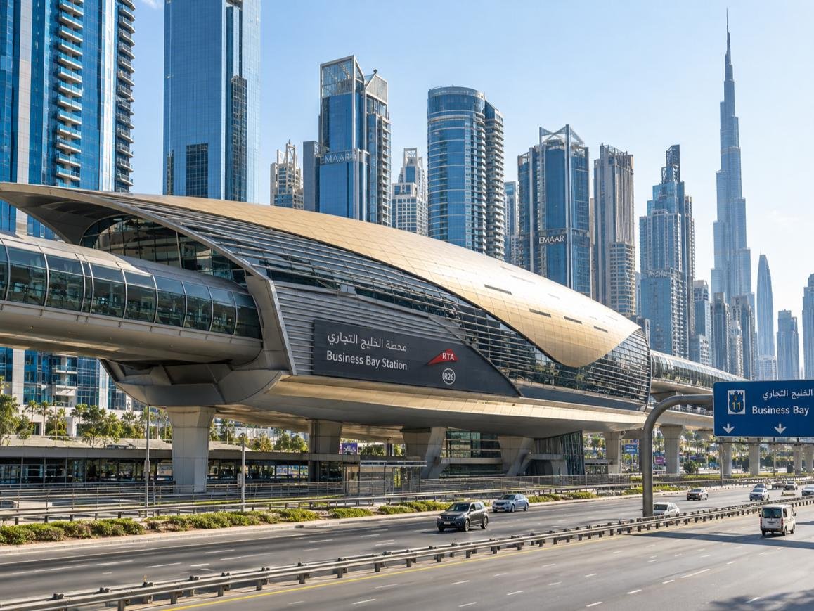 business bay metro station